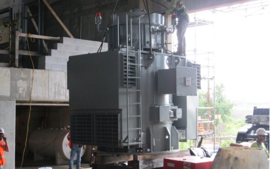 Photo of work by Cycle Construction for OSP 05 Two 300 CFS Pumps with Generator at Drainage Pump Station